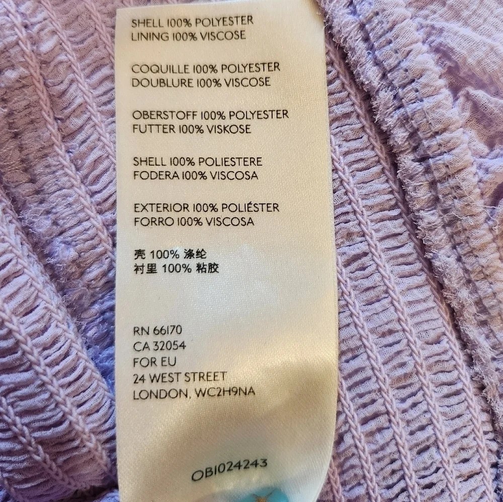 FREE PEOPLE SOLID LOLITA TOP PURPLE SZ XS